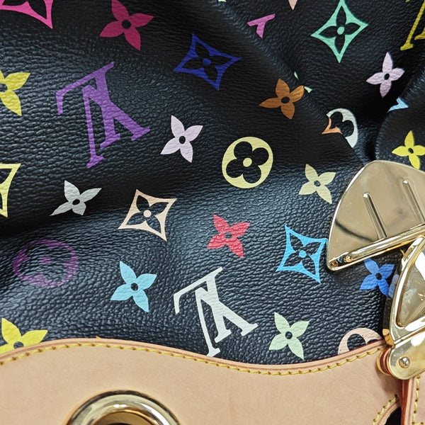 LV × TM URSULA Monogram Coated Canvas Black