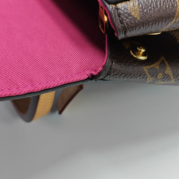 CLUNY BB Monogram Coated Canvas Brown
