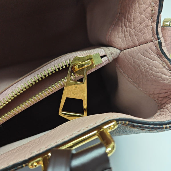 BRITTANY BB Damier Ebene Coated Canvas Brown