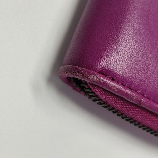 Calfskin Wallet Red
