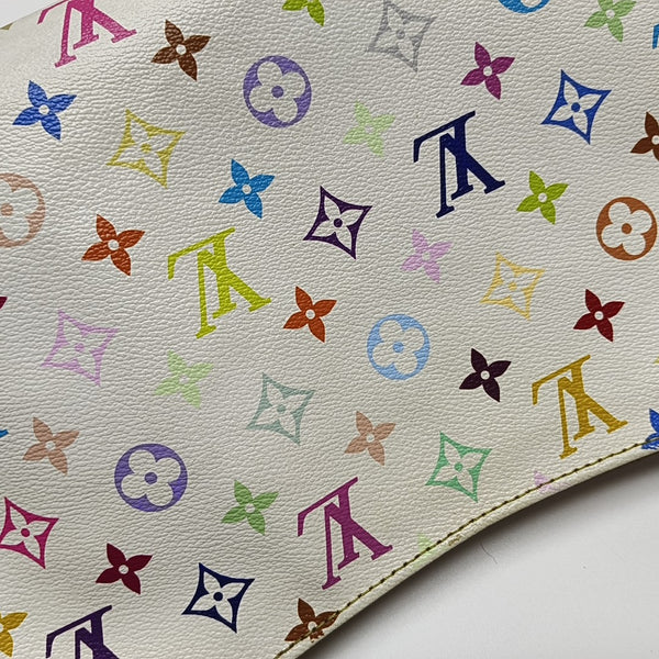 LODGE GM Monogram Coated Canvas White