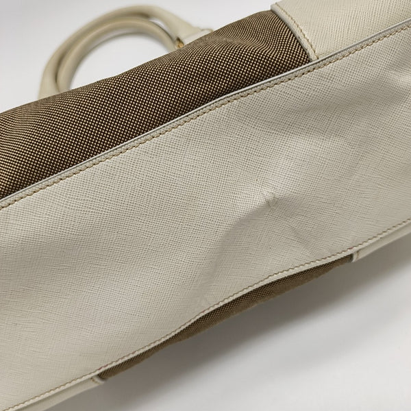 Canvas Top Handle Bag Brown