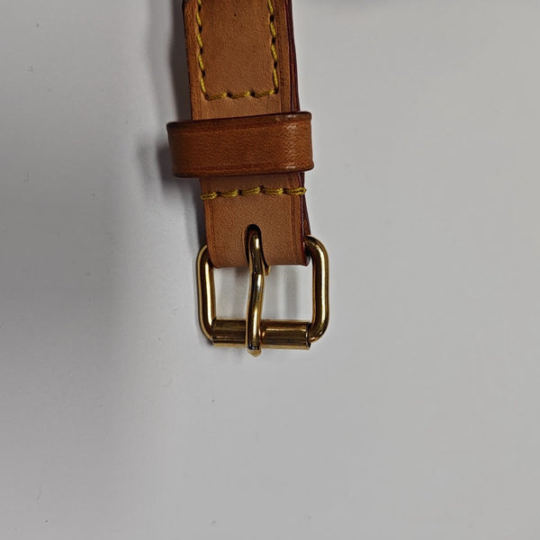 CROISSANT Monogram Coated Canvas Brown