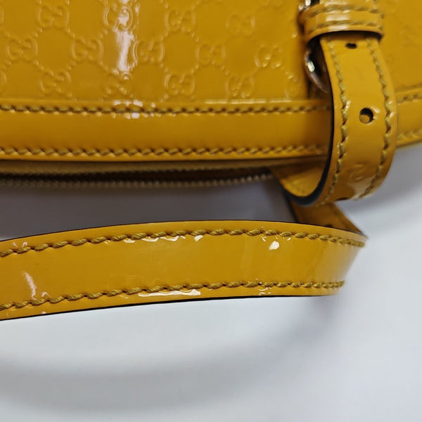 Microguccissima Patent Leather Yellow