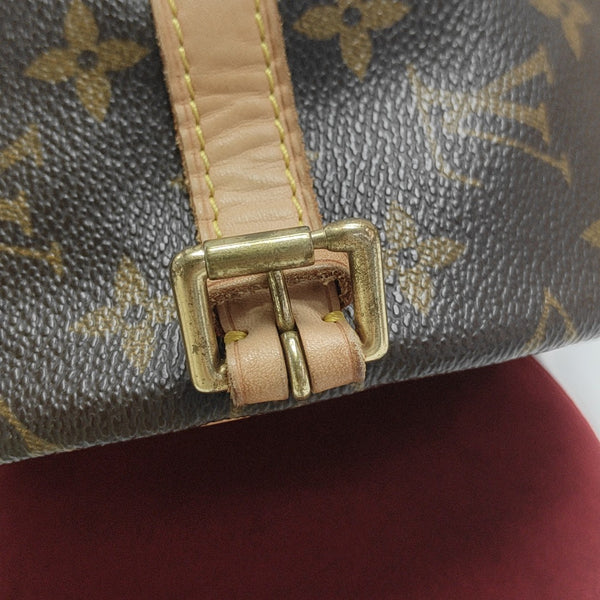 TAMBOURINE Monogram Coated Canvas Brown