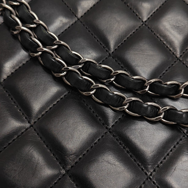 BALLERINE Medium Quilted Calfskin Black