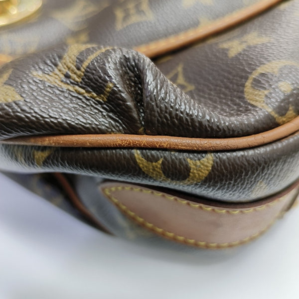 TULUM GM Monogram Coated Canvas Brown