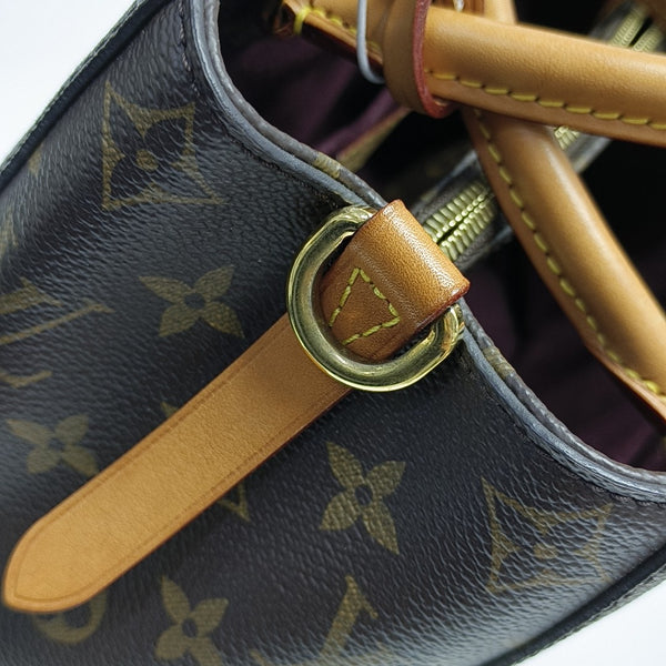 MONTAIGNE BB Monogram Coated Canvas Brown