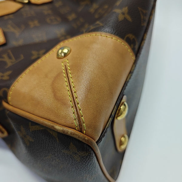 RETIRO NM Monogram Coated Canvas Brown