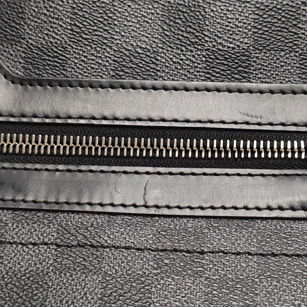 DANIEL GM Damier Graphite Coated Canvas Gray