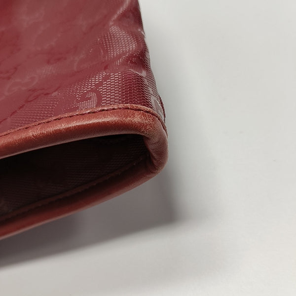 GG Imprime Monogram Coated Canvas Red