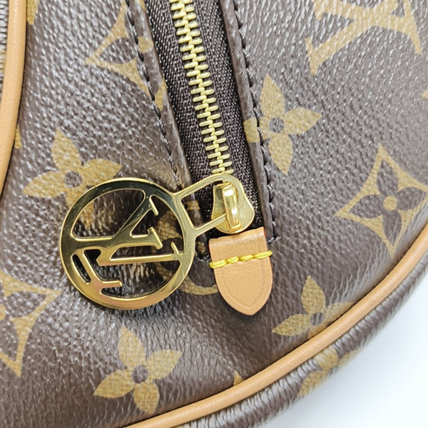 LOOP Monogram Coated Canvas Brown