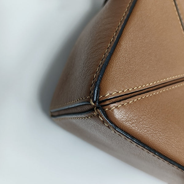 Puzzle Mini Calfskin Brown