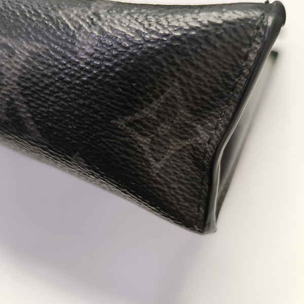 Pochette Voyag MM Monogram Coated Canvas Black
