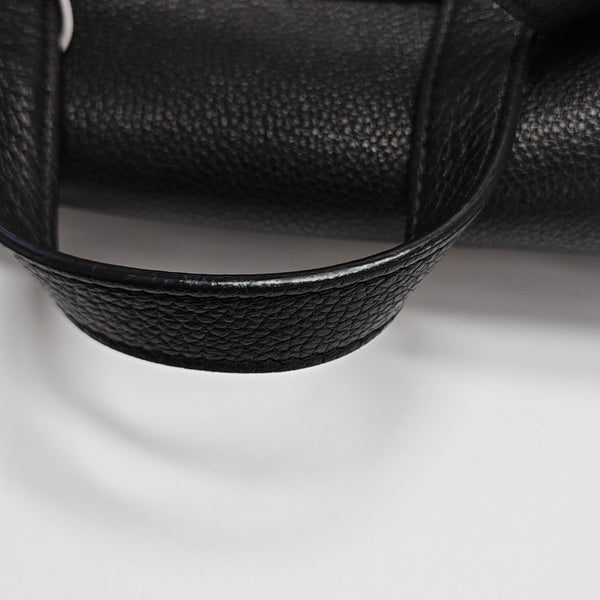 Quilted Grained Calfskin Black
