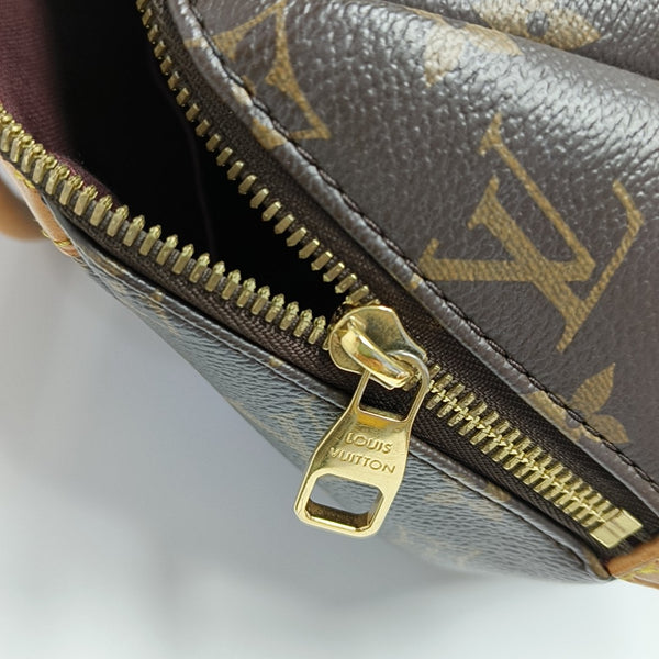 SEGUR Monogram Coated Canvas Brown
