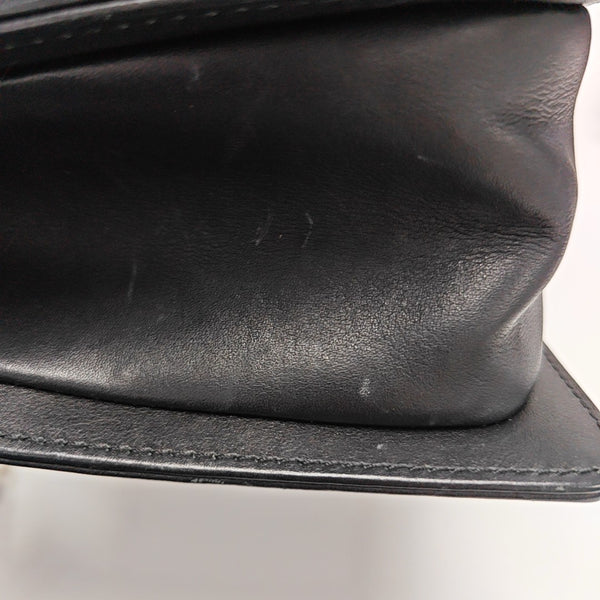 BOY CHANEL Medium Quilted Calfskin Black