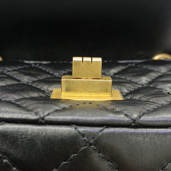 2.55 224 (mini) Quilted Vintage Calf Black