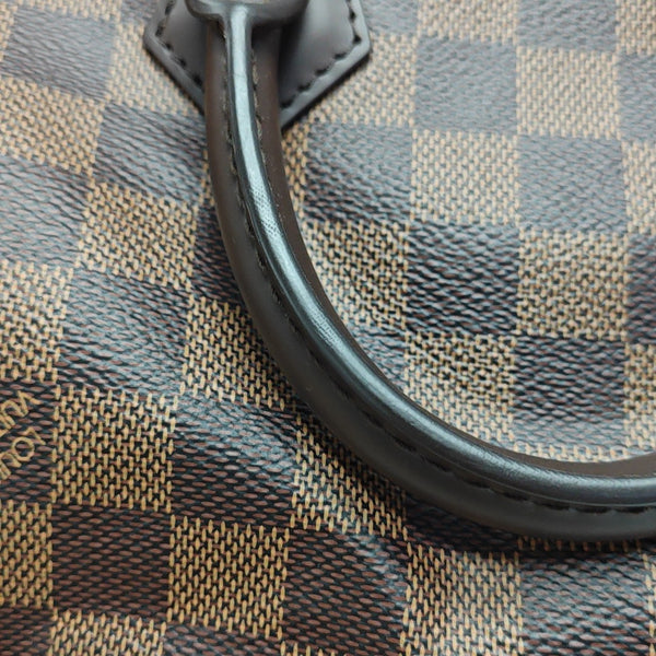 SPEEDY 25 Damier Ebene Coated Canvas Brown