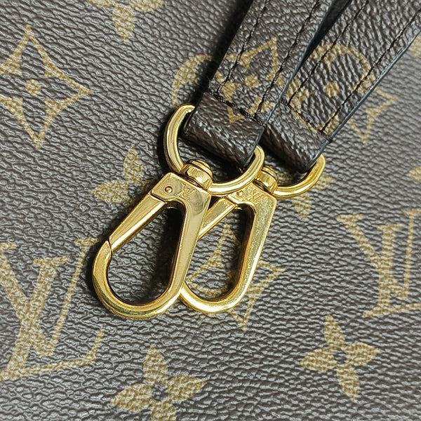 MONTAIGNE Monogram Coated Canvas Brown