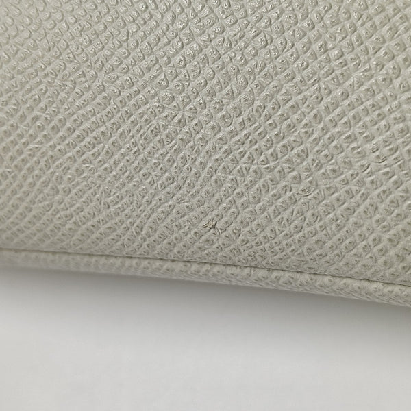 Saddle Medium Calfskin White