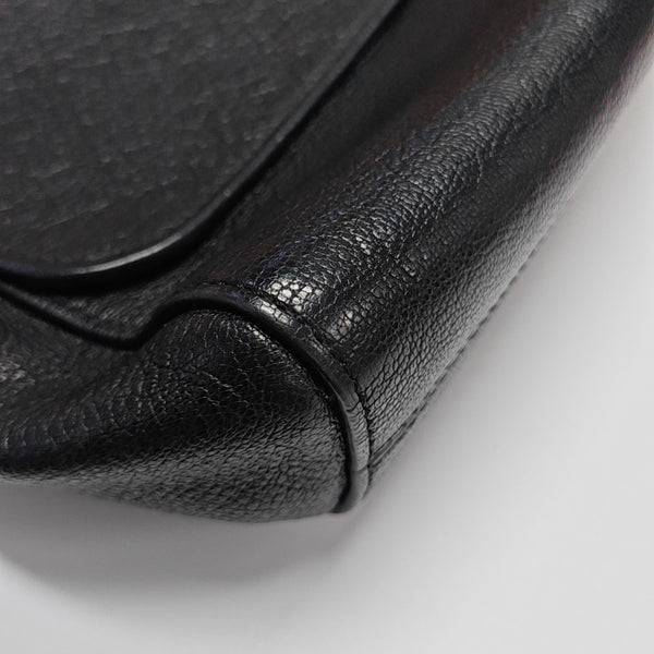 Calfskin Shoulder Bag Black