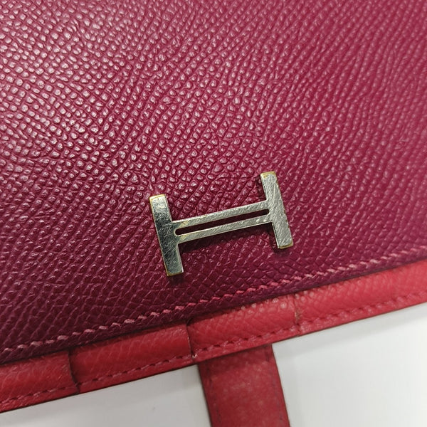 Bearn Medium Epsom Red Wallet