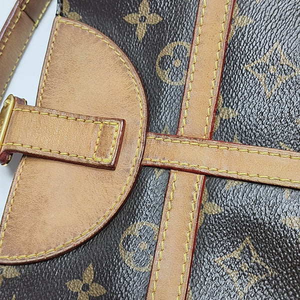 DUFFLE Monogram Coated Canvas Brown