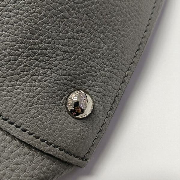 Leather Tote Bag Gray