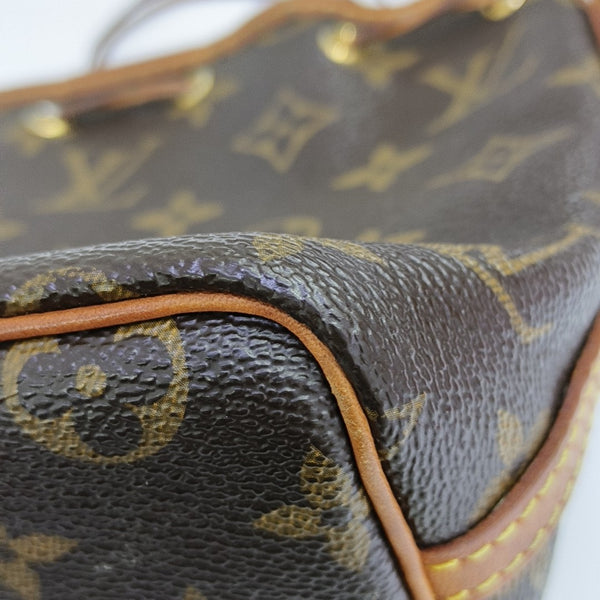 NÉONOÉ Nano Monogram Coated Canvas Brown
