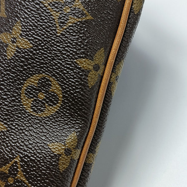 PALERMO PM Monogram Coated Canvas Brown