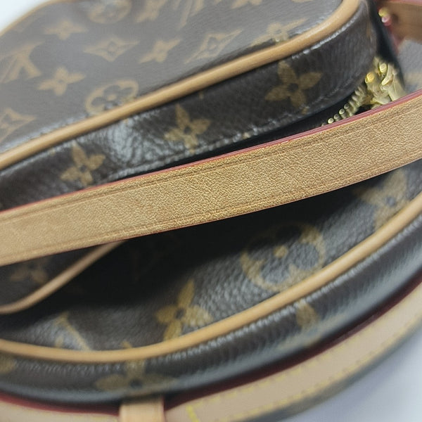CROISSANT Monogram Coated Canvas Brown