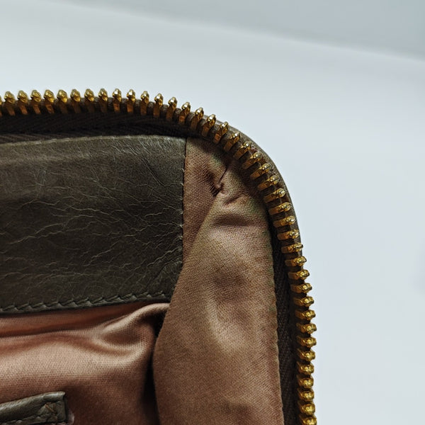 Madras Quilted Lambskin Green
