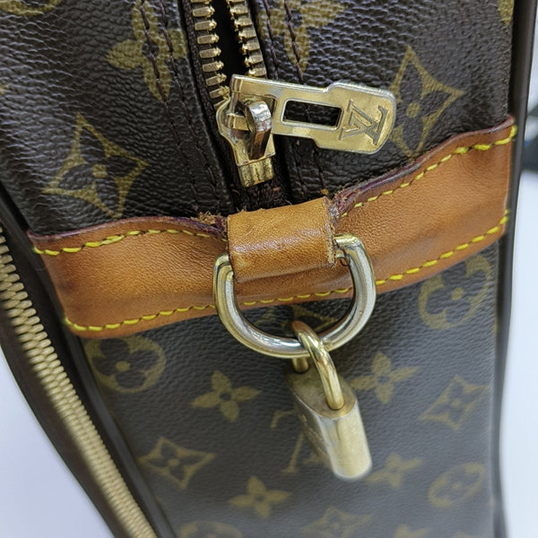 ICARE Monogram Coated Canvas Brown