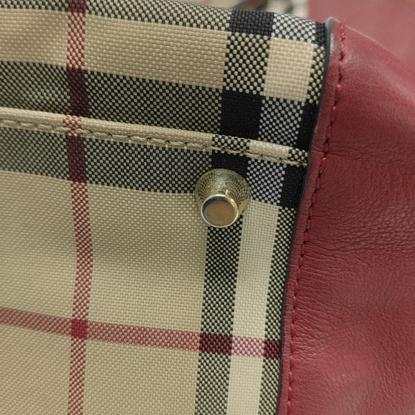Coated Canvas Tote Bag Beige