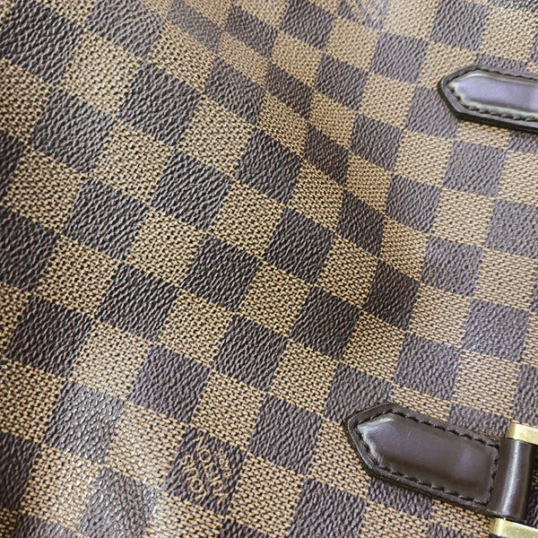 BRERA Damier Ebene Coated Canvas Brown