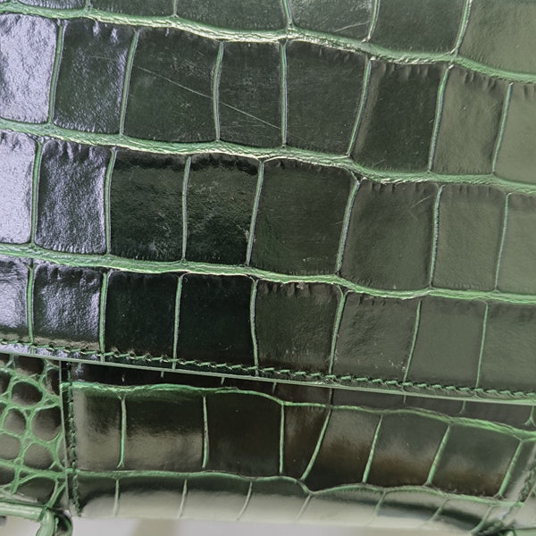 Hourglass S Calfskin Green