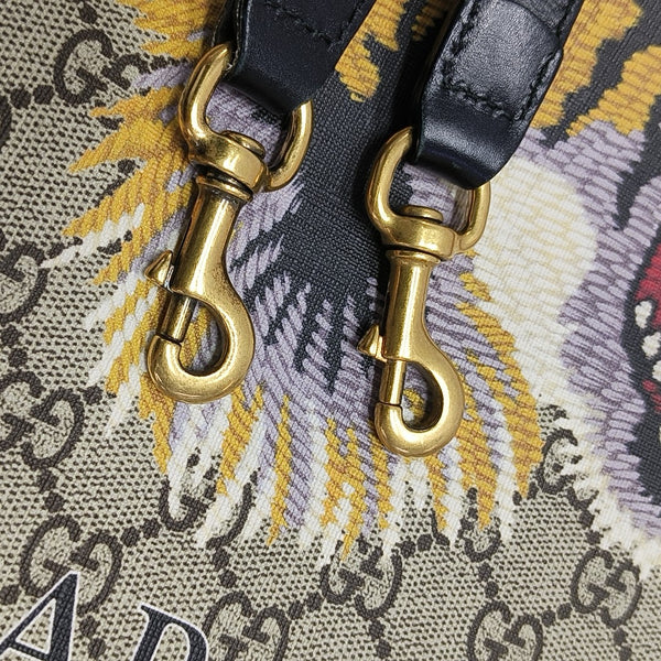 Monogram Coated Canvas Tote Bag Beige
