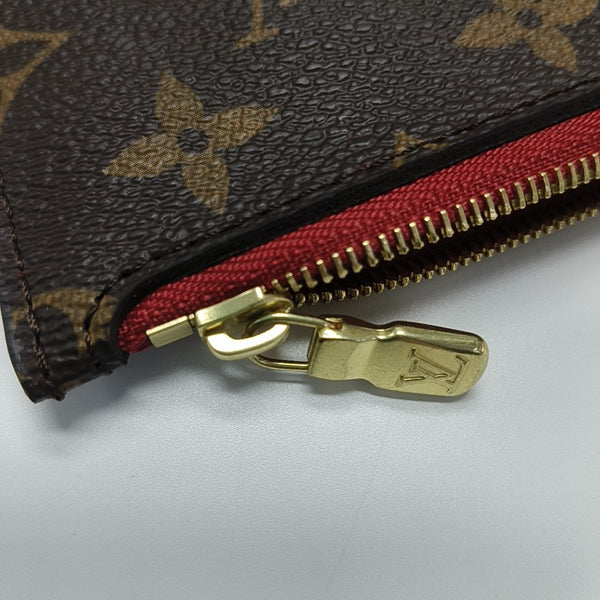 NEVERFULL MM Monogram Coated Canvas Brown