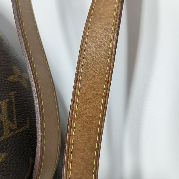 MENILMONTANT PM Monogram Coated Canvas Brown