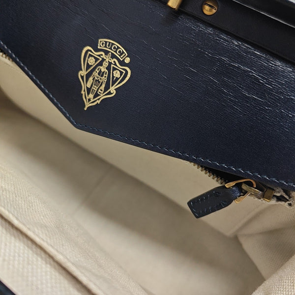 Calfskin Tote Bag Blue