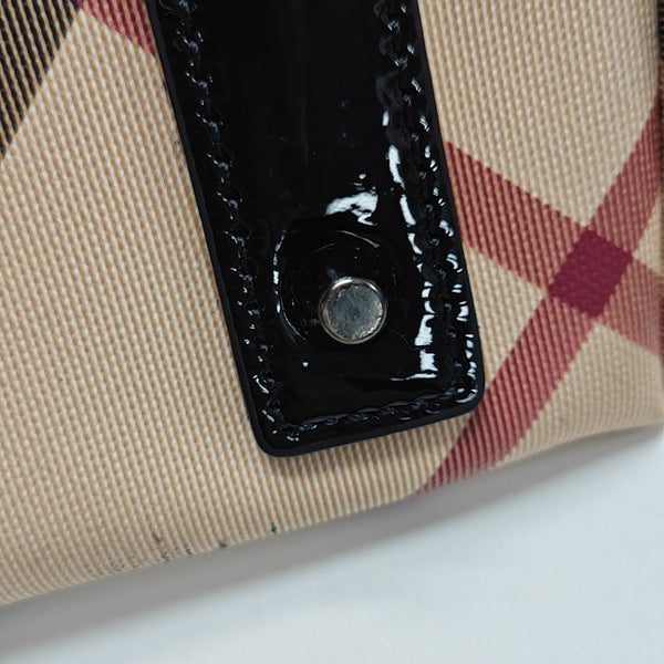 Coated Canvas Tote Bag Beige