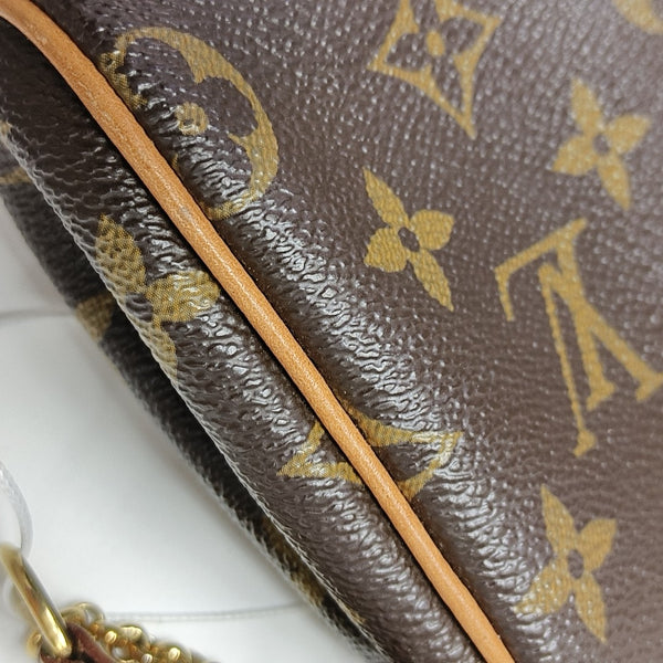 EVA Monogram Coated Canvas Brown