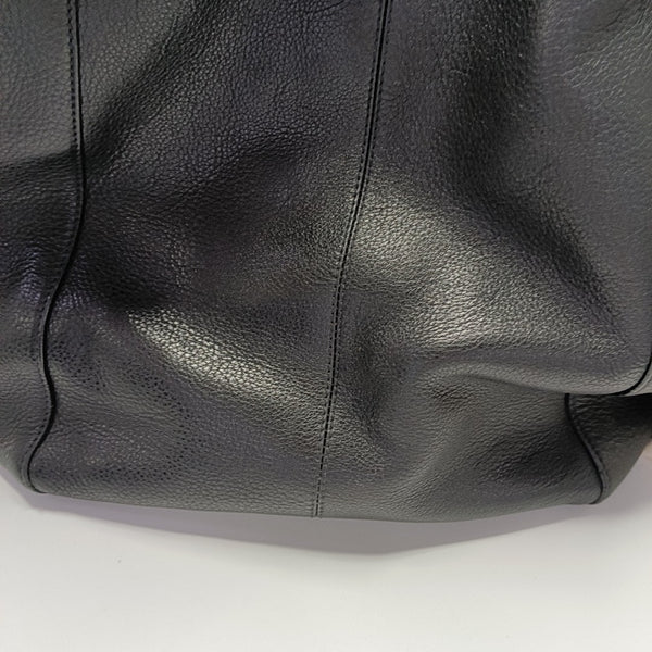 Calfskin Shoulder Bag Black