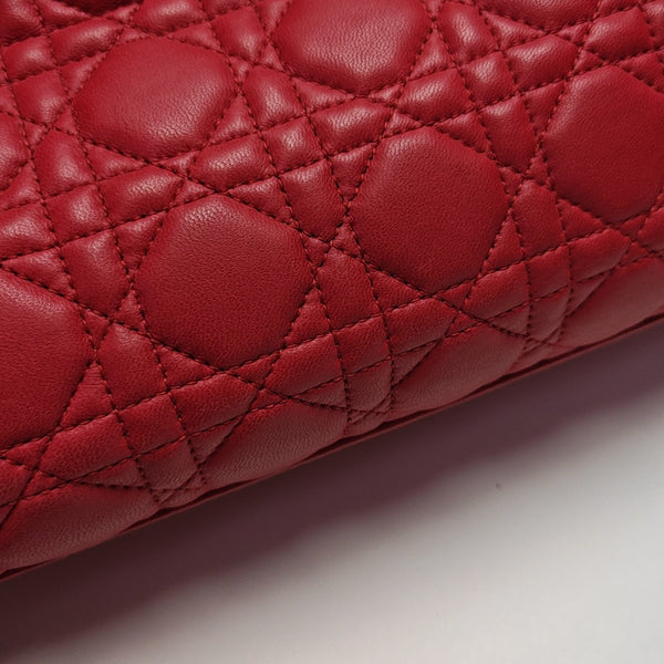 Dior Soft Cannage Lambskin Red