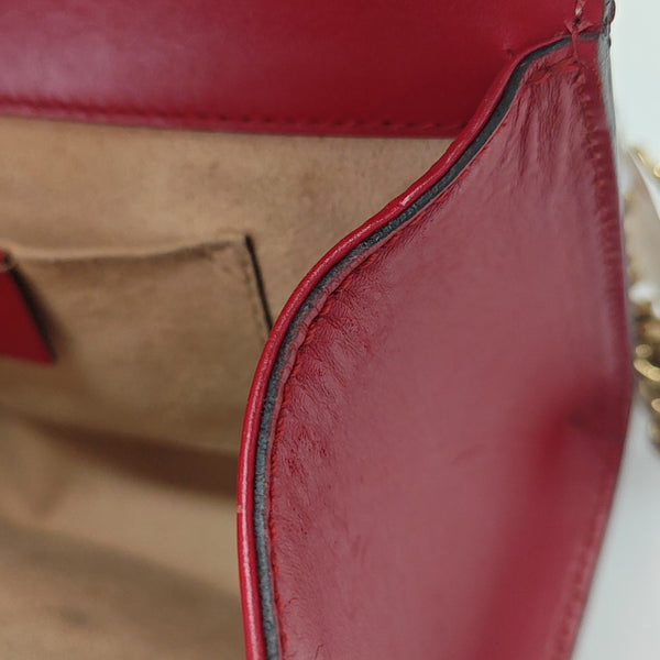 Padlock Small Monogram Calfskin Red