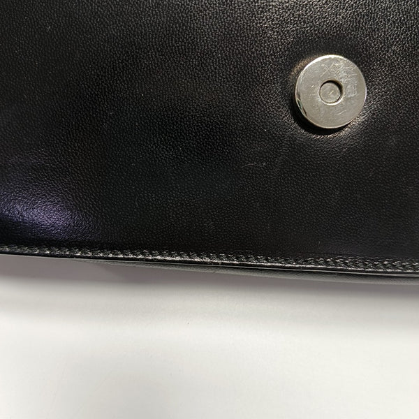 Calfskin Shoulder Bag Black