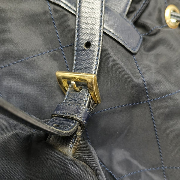 Vela Quilted Nylon Blue
