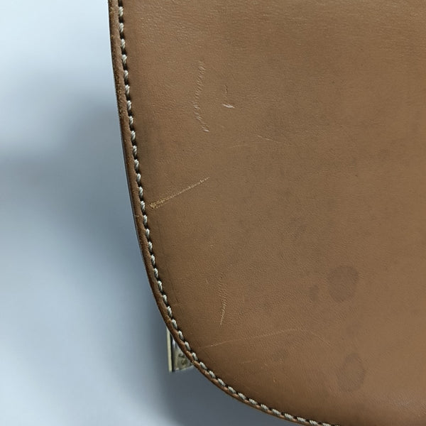 Calfskin Shoulder Bag Brown