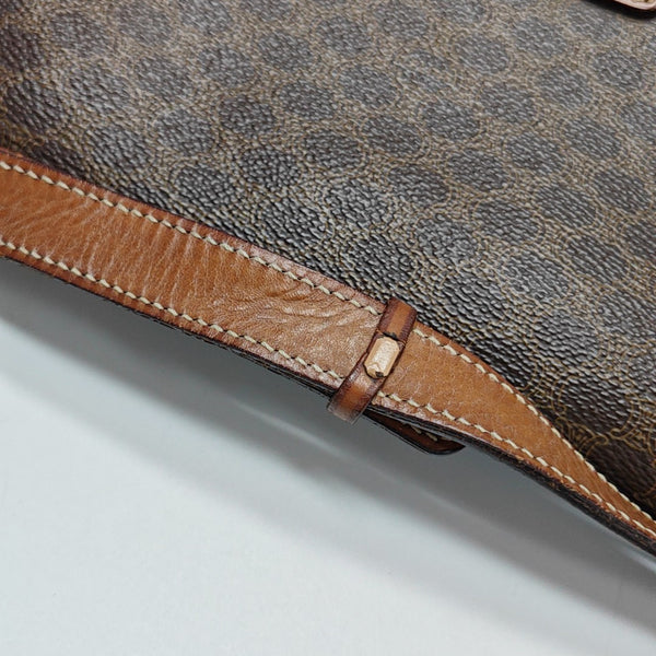MACADAM CLUTCHES Coated Canvas Brown